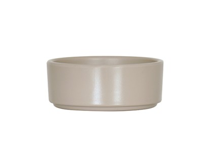 Hudson 4" Taupe Melamine Bowl